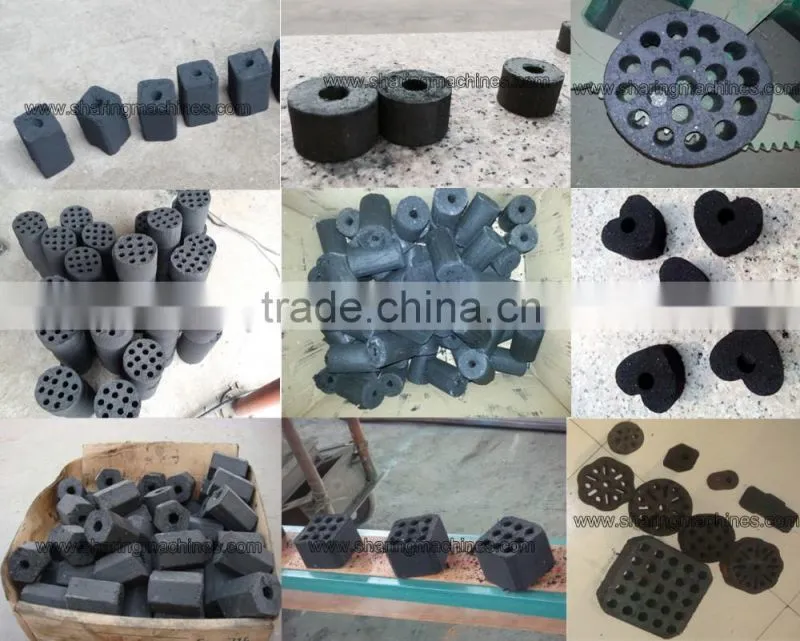 Professional machinery for quick lighting charcoal briquette making line