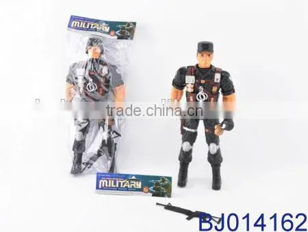 Funny kid toy plastic toy policeman small soldier force toy