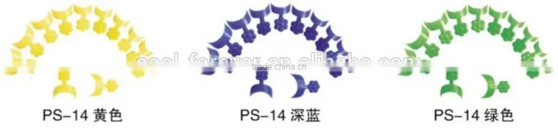 2015 professional new style flower style plastic nail tips french nail tips