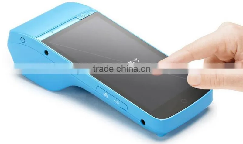 6 inch Handheld Android POS device With 58mm Thermal Printer