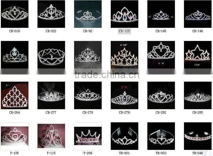 colorful star tiaras crowns
