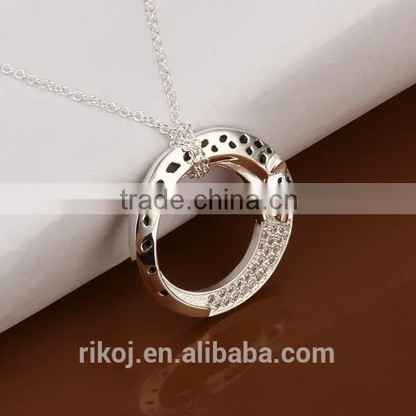 2015 Wholesale new ring shape stainless steel pendant