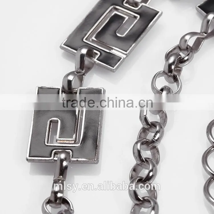 Fashion zinc alloy body chain jewelry/chain belts for women/rhinestone chain