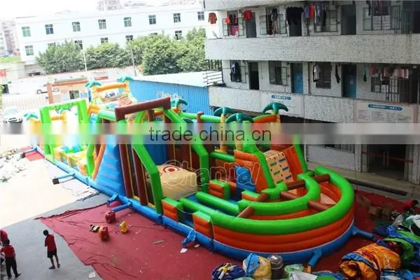 new giant commercial adult jungle inflatable obstacle course challenge