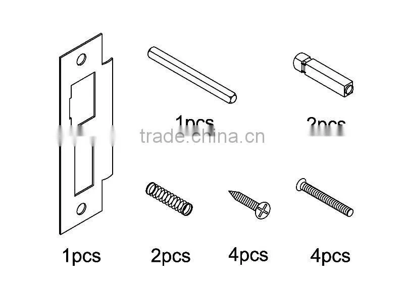 E3091 hotel rfid card lock hotel lockset