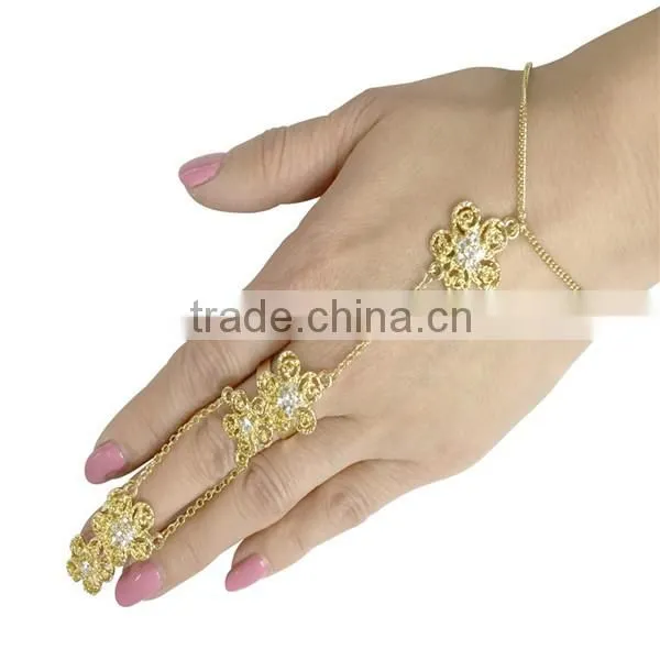 New Hot Retro Style Full Finger Armor Joint Knuckle Hollow Out Ring