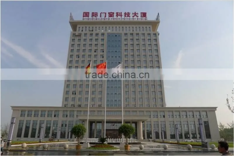 Thermal break aluminum standard size white color double glazed windows for villa