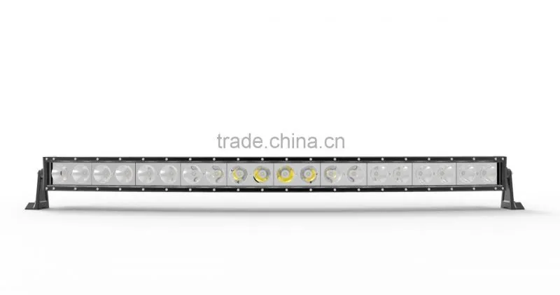 single row 10W 41.5inch Curved LED bar light off road LED light bar manufacturer Cheap price