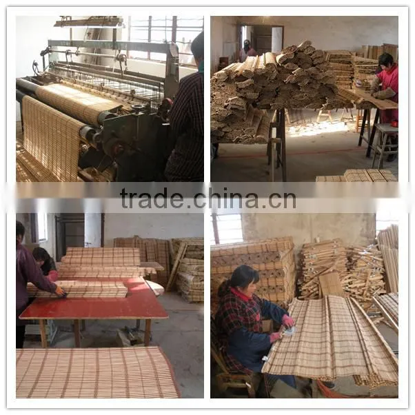 Factory sale low pricing bamboo roman blinds