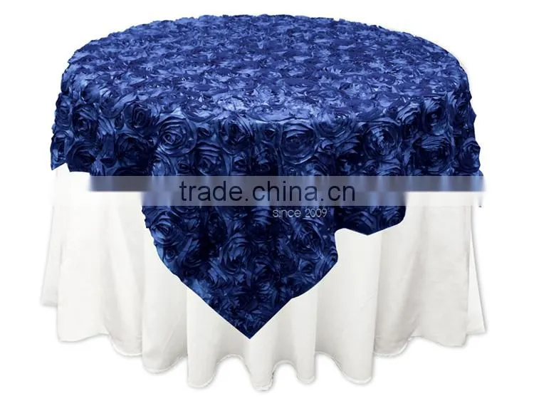 Champagne Grandiose Rosette Table Overlays