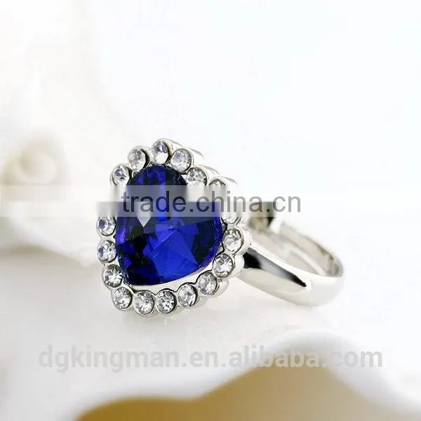 Kingman fashion top sell anodized ball closure ring
