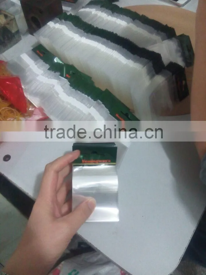 Resealable Plastic BOPP Fishing Hook Header Card Bag For Serbia Market WIth Strong Glue Tape