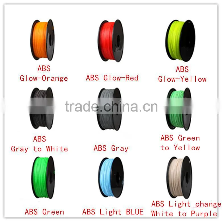 PLA ABS 3D Printer Filament 1.75mm 3.0mm Wax 3D Printer