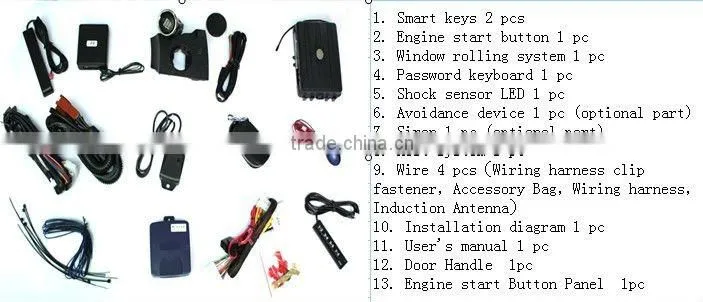 For TOYOTA COROLLA Dedicated SmartKeys System