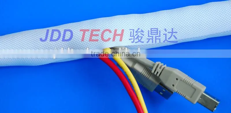 Open braided expandable sleeve