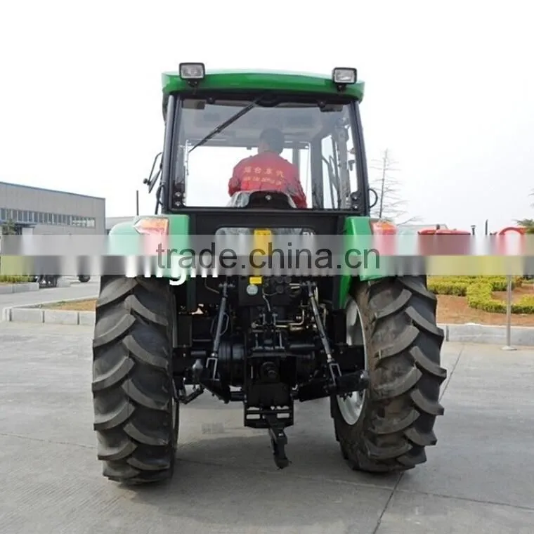 Africa hot selling DQ804B 80HP 4WD wheel farm tractor with Cabin