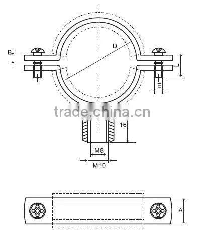 aluminum bar clamp earth clamp