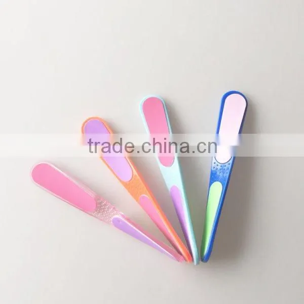 OEM custom 4 way sponge block neon nail polish buffer beauty 4 sides buffer block nail shining file buffer factory