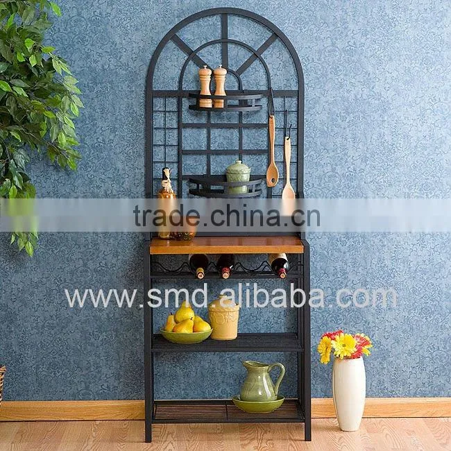 Metal display shelf