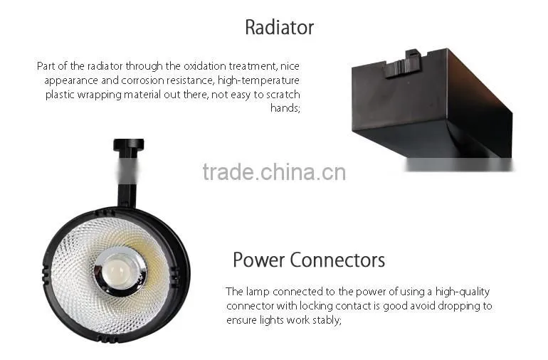 Durable good lighting effect 30W cob led light track