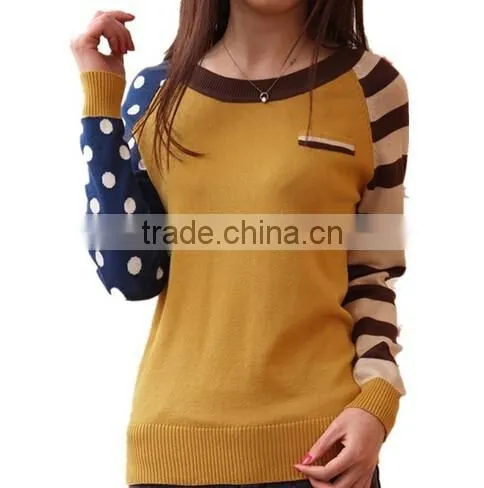 Women Sweater Long Sleeve Pullovers Knitting Casual Sweaters