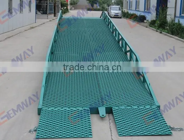 10 ton Adjustable dock truck loading ramp