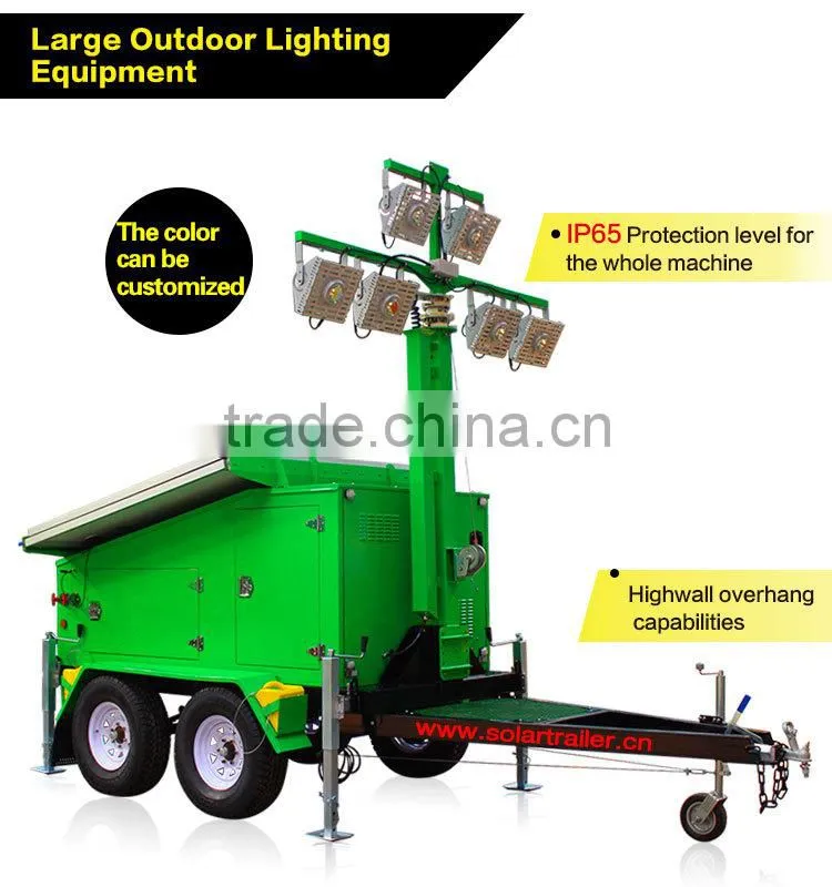 High lumen efficacy magnum light towers for night lighting