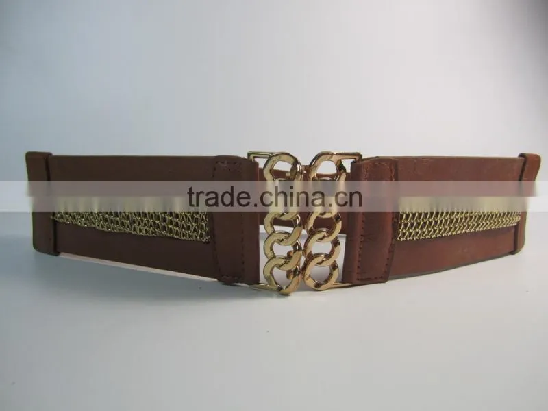 elastic chain decorative fashion ladies belt
