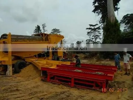 Gulch Gold machine with vehicle