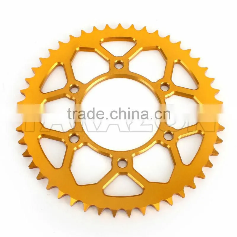 Motorcycle spare parts rear aluminum sprockets suit for Yamaha R15