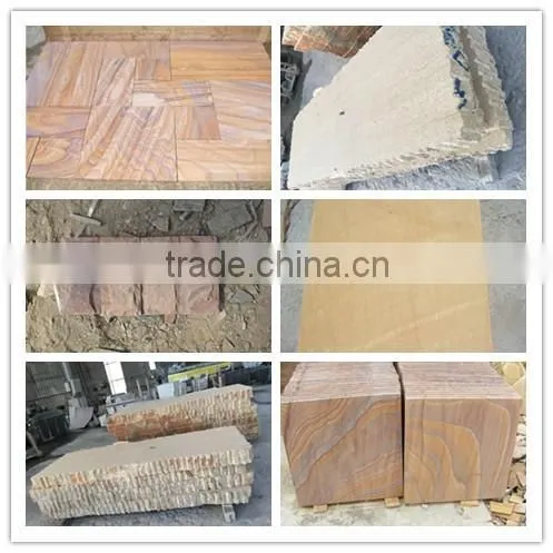 Rainbow and Yellow Sandstone Tile