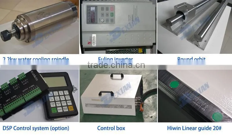 Factory supplier 2200w water cooled spindle motor 6090 4 axis USB2.0 port woodworking cnc router kit, cnc wood router for sale