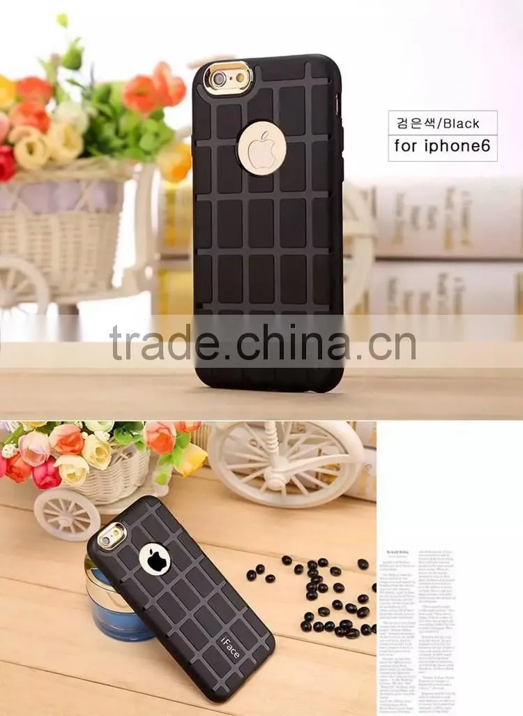 2016 Korean design phone cover for iface magic square TPU case for iPhone 5/6/6plus