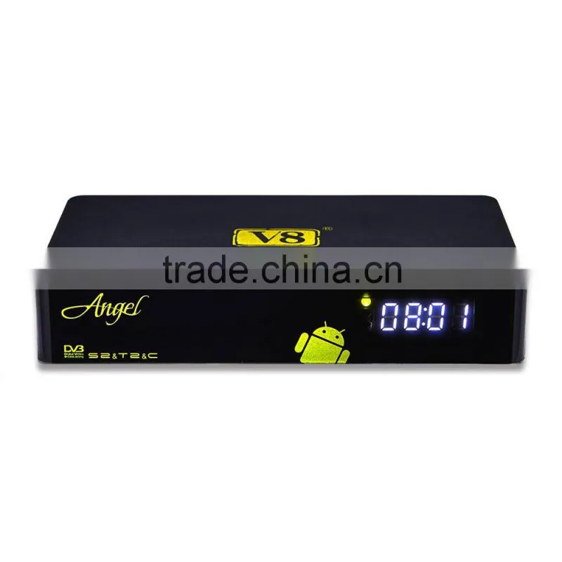 Dual Core OTT IPTV Android TV Box DVB-S2+T2+C 4K Satellite Receiver Bluetooth WiFi 1GB+8GB Amlogic S805 CCCAM Android box