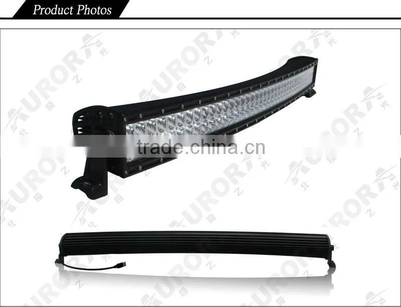AURORA own factory GE lens IP68 unique curved 30 inch double row led offroad