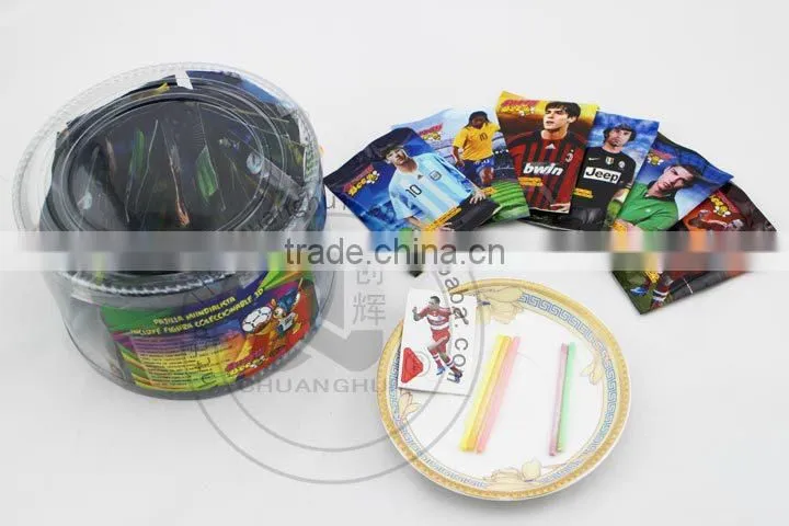 Hot Sale In Bolivia 10g Puzzle CC stick Candy/ With 3D Puzzle
