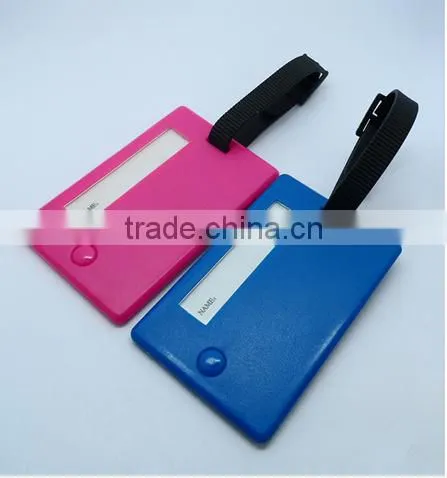 hot sale candy color hotel fashion custom luggage tag/custom hotel key tags/custom leather luggage tags