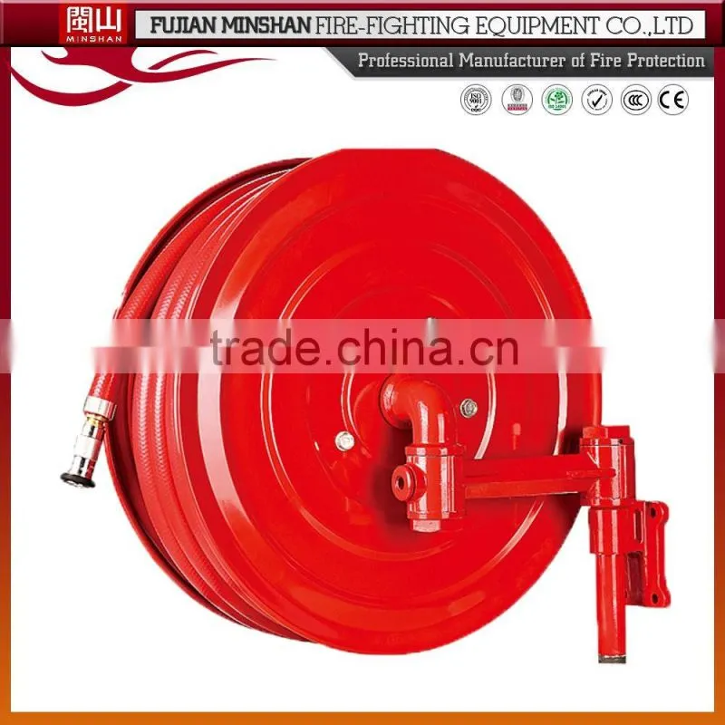 Fireman use Fire Fighting Hose with Fire Nozzles