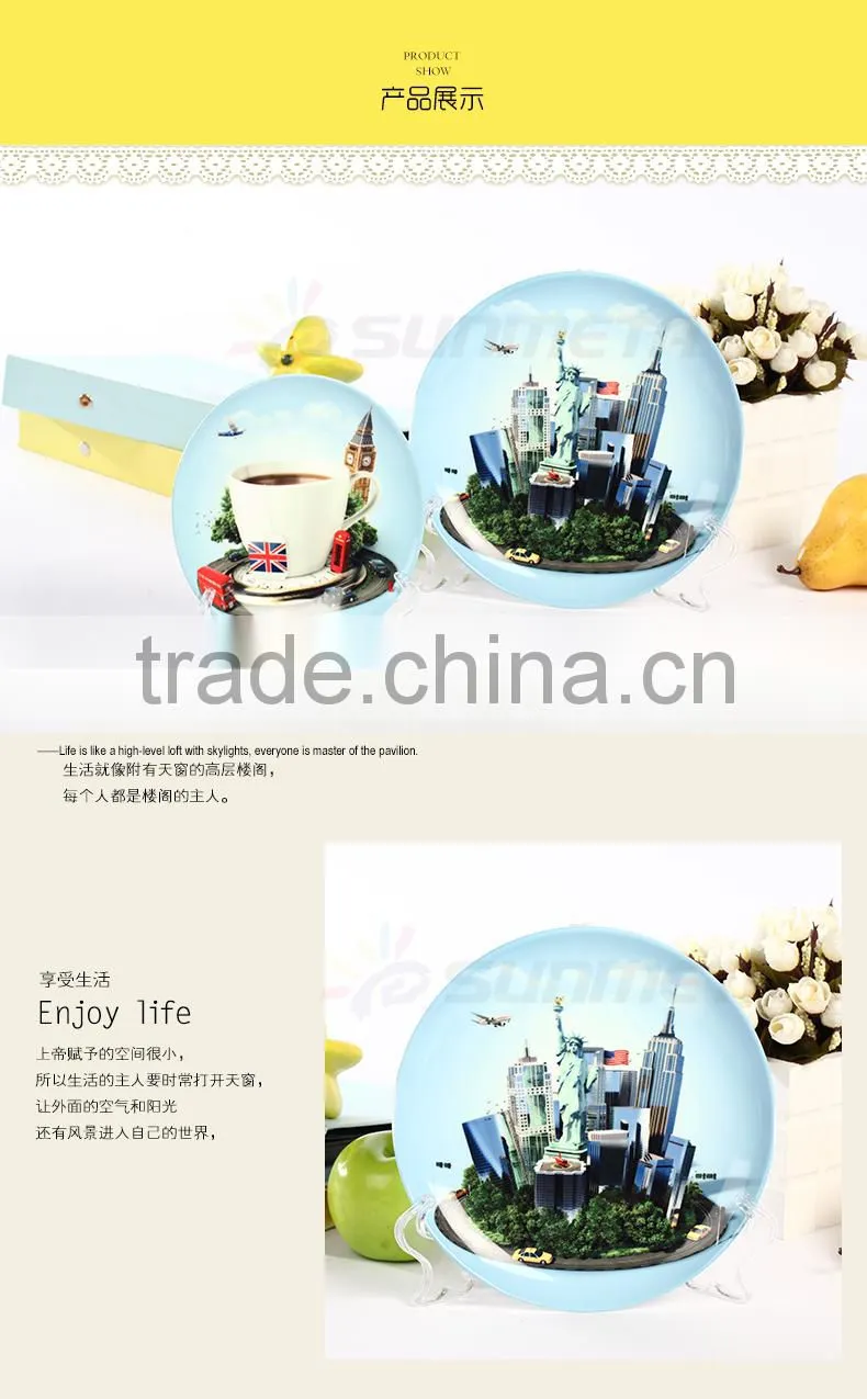 Sublimation 7" sublimation ceramic plate, heat press plate