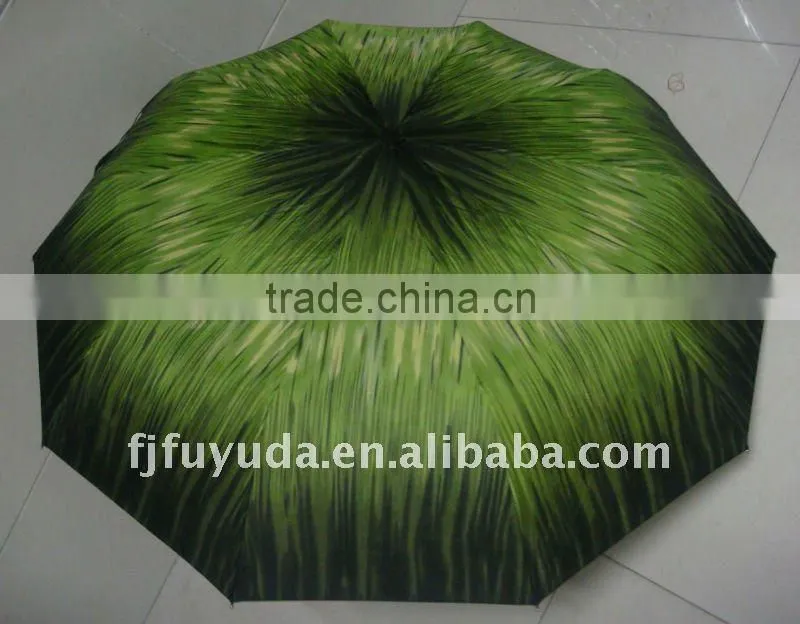 21inch 8k 3 folding lady red printed good quality umbrella