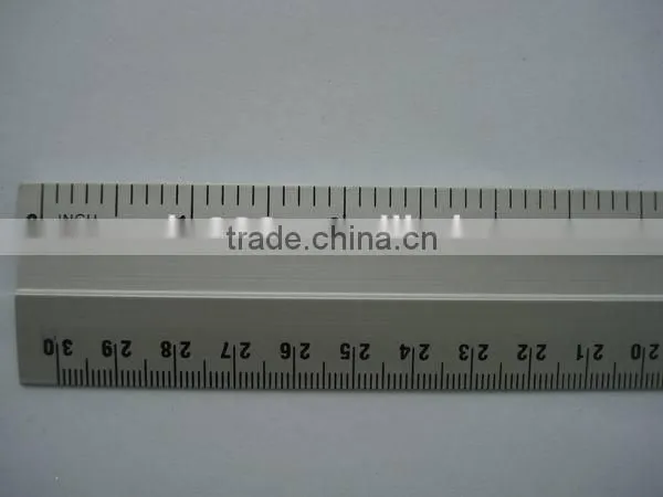 Promotional desk &office gift metal 30 cm aluminium ruler