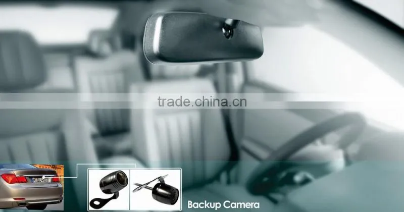 Manufacturing car interior mirror touch screen mirror with 2-videos input OEM bracket