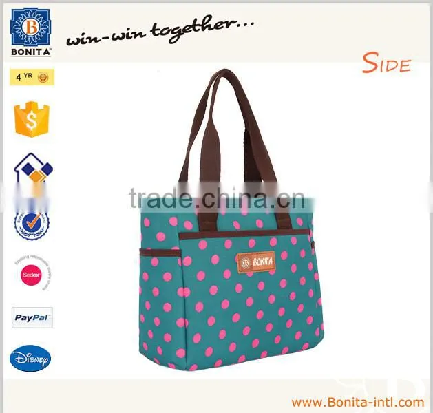 Top sale premium quality comfortable mummy diaper tote bag