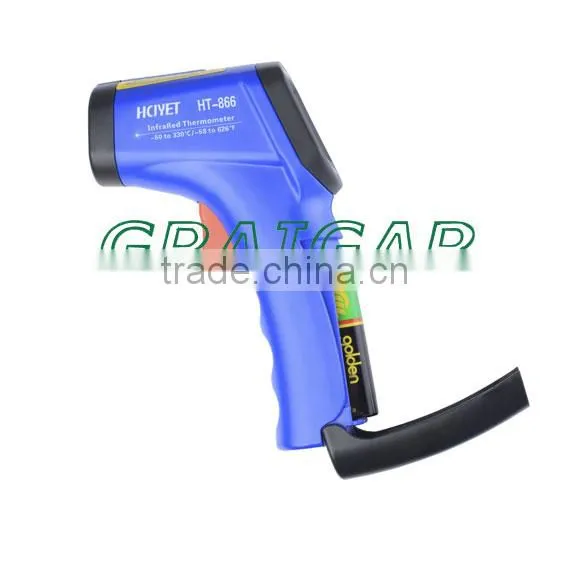 Infrared thermometer HT-866 (-50-330 centigrade) hand-held with LCD DISPLAY economical type for industry