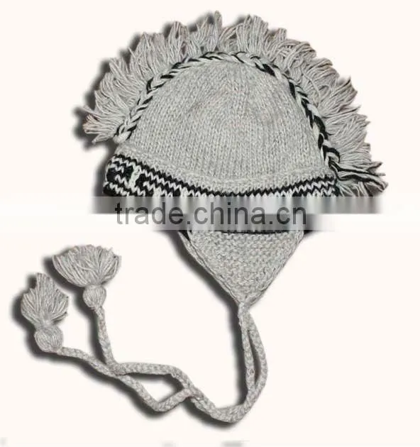 Knitted Mohawk Hat