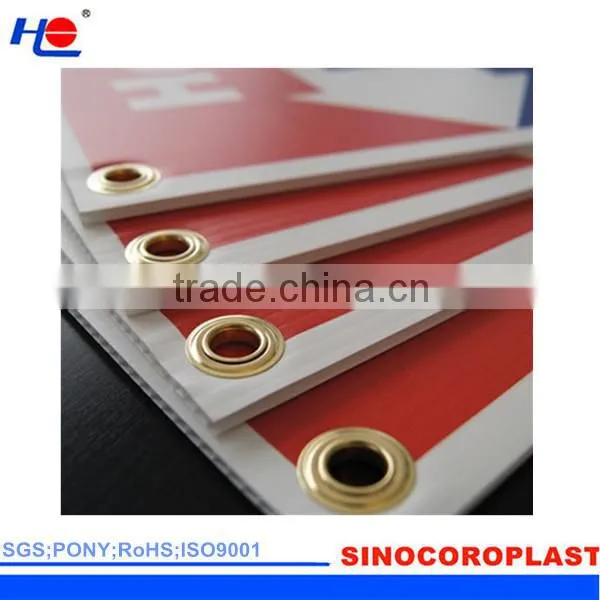eco-friendly and construction flute polypropylene plastic sheet