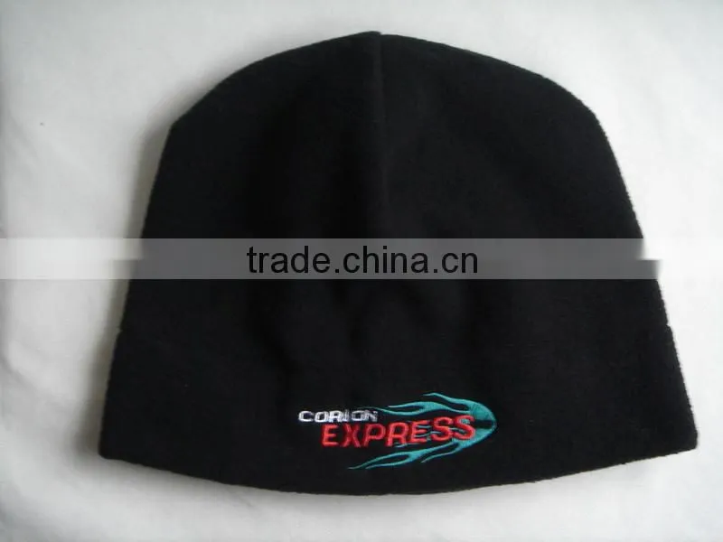 Cheap Polar Fleece Beanie Hat/ Promotional Custom Polar Fleece Winter Beanie Hat