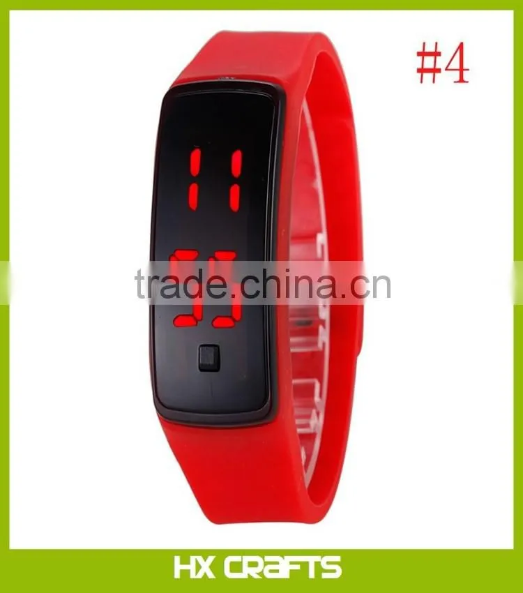 New Womens Mens Kids Silicone Band Touch Screen Sports LED Watch Bracelet