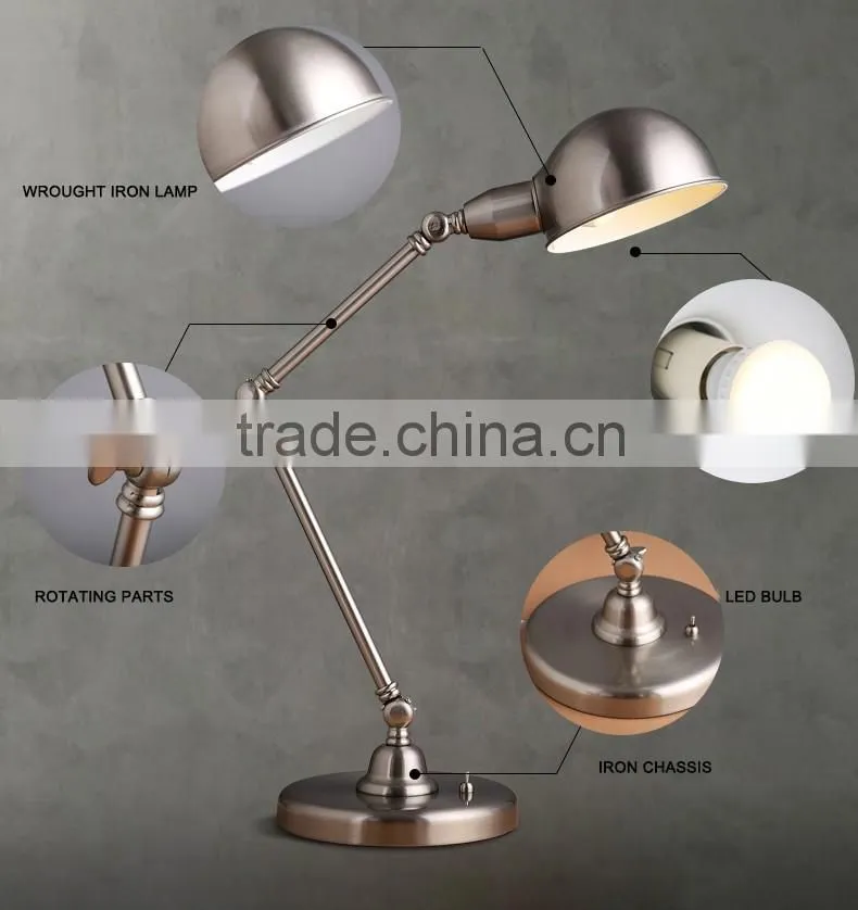 VDE Living Room Antique Style LED Table Lamp