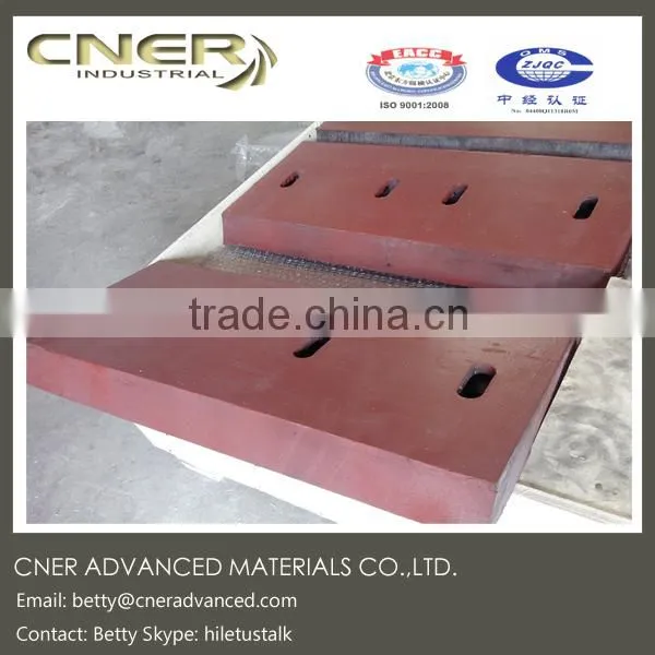 Polyurethane Ceramic Wear Panel, wear resistant composite liner for mining chute